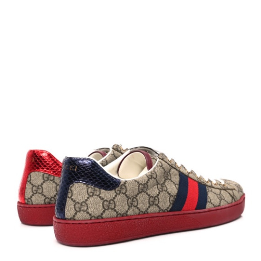 Gucci Ace GG Supreme monogram sneakers sz 13 - Picture 6 of 17